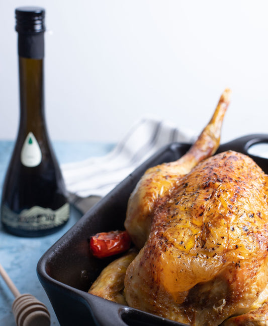 Recette de Poulet au four au Vinaigre de thym