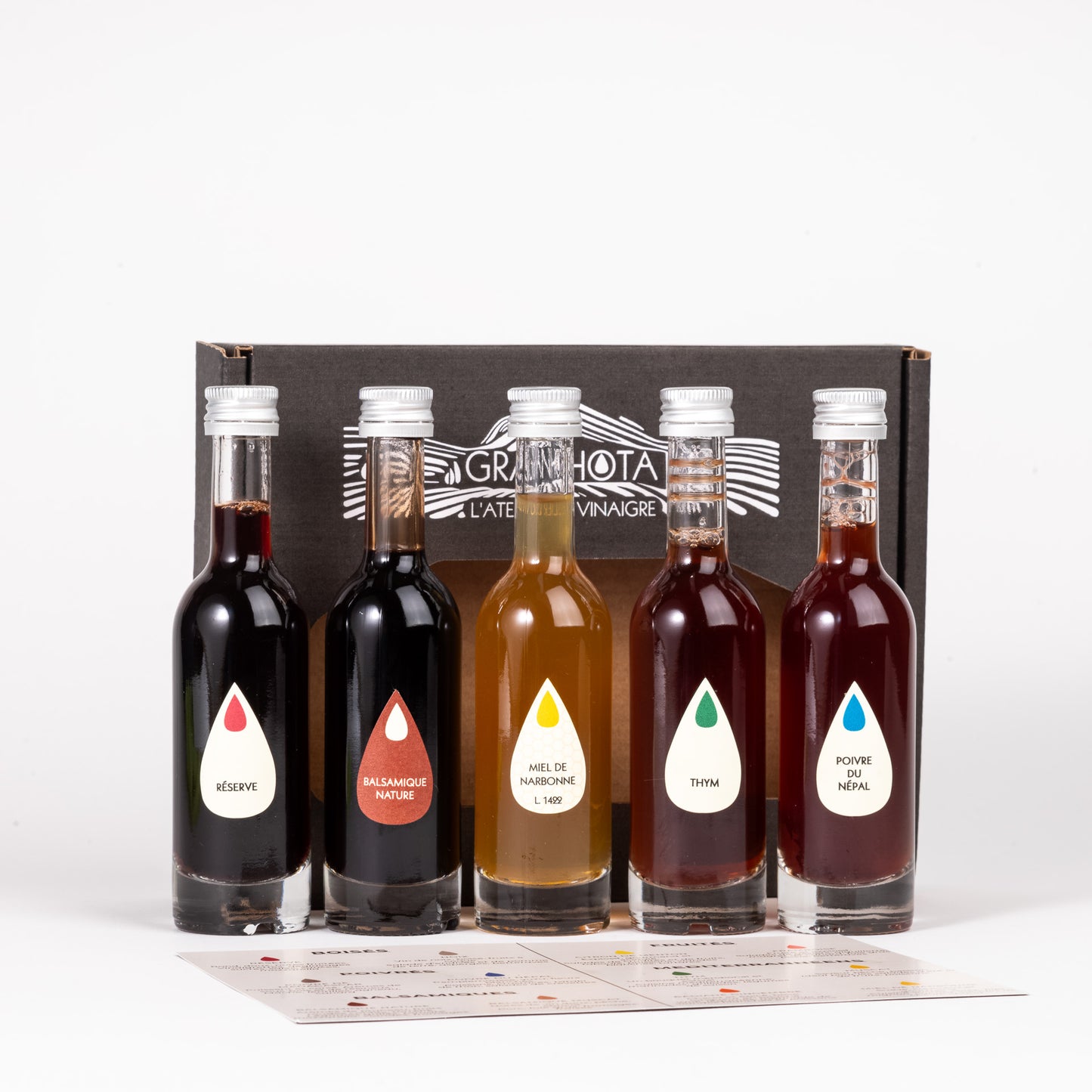 Bouteilles découverte 5 vinaigres de Granhota