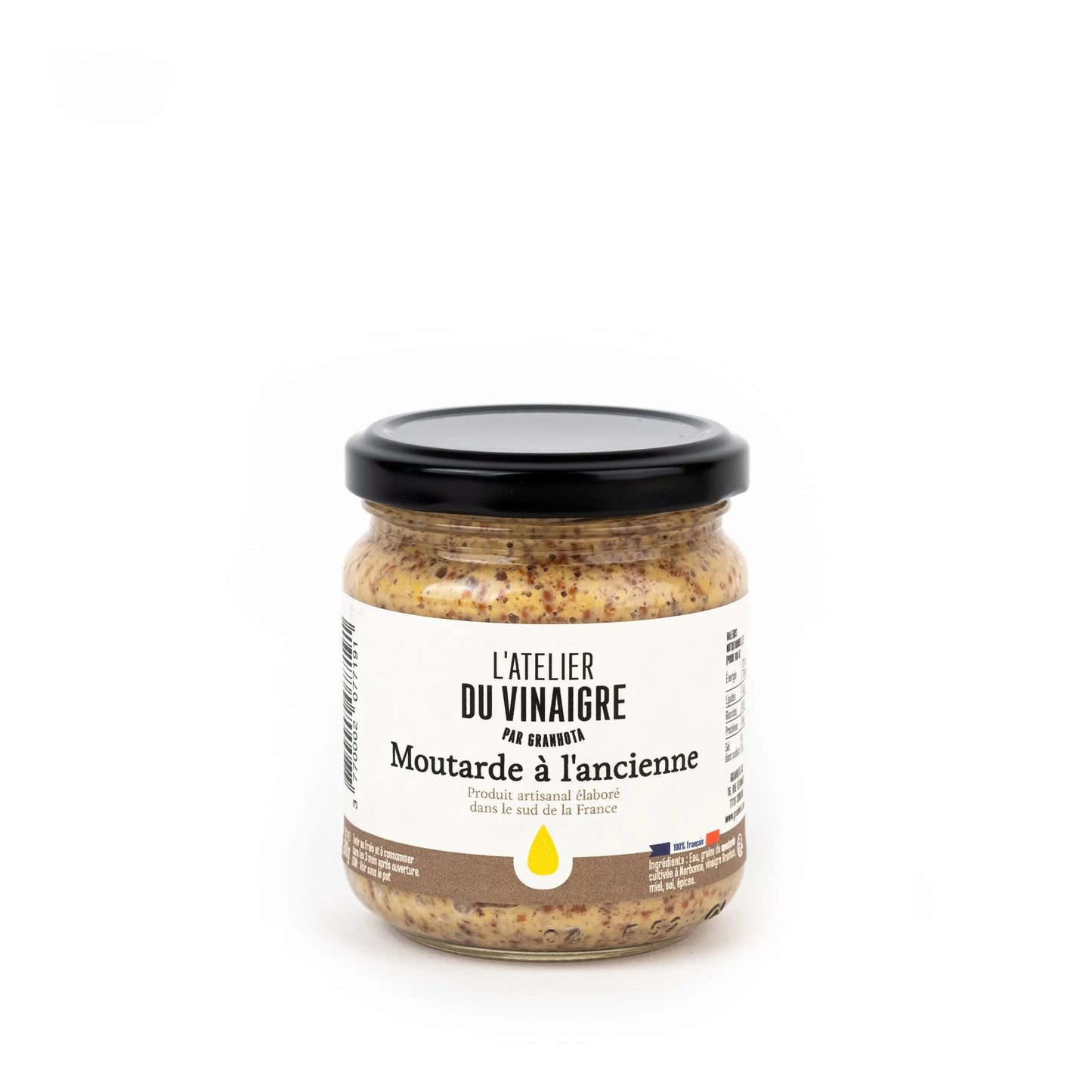 Moutarde à l'ancienne en grain 100 % Française