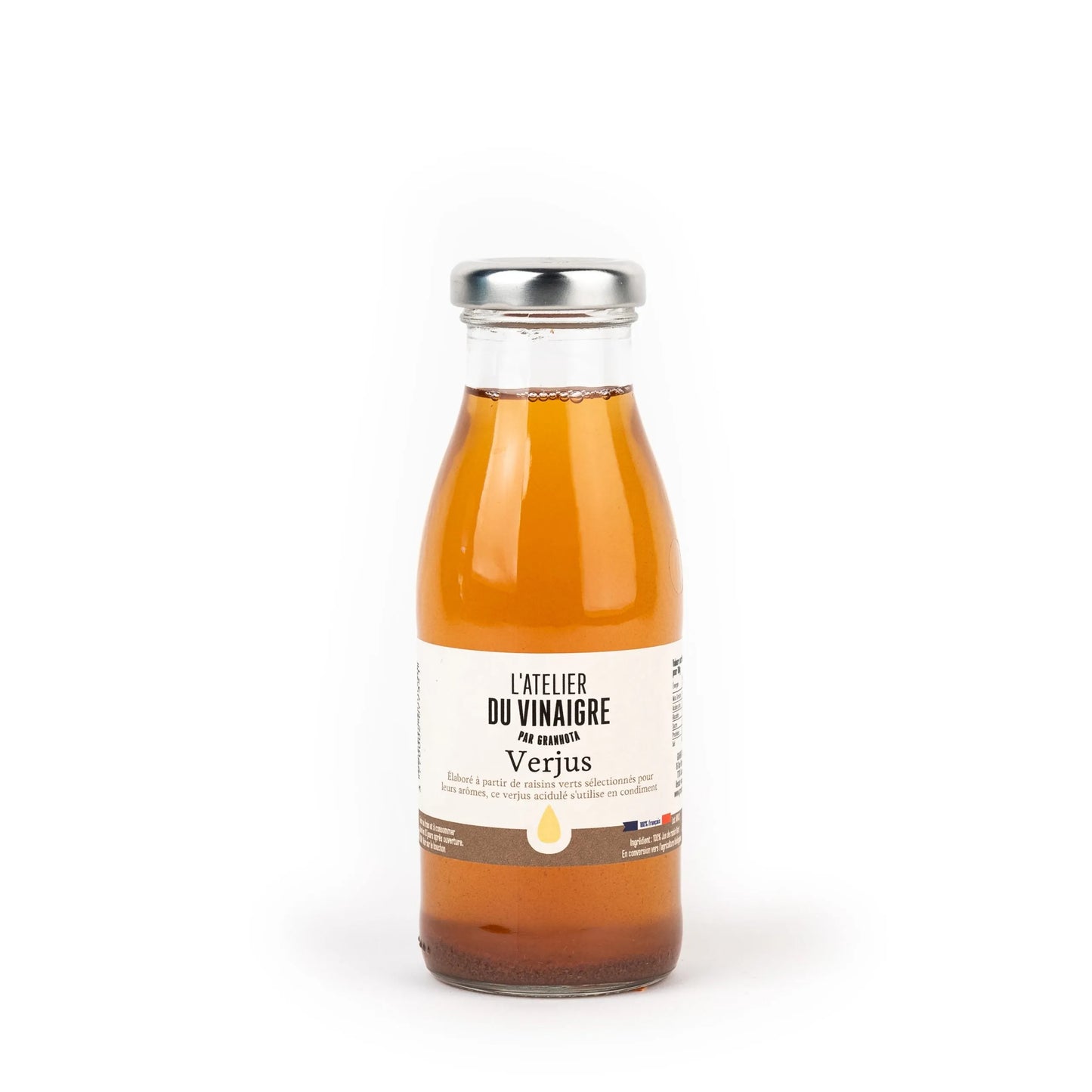 Bouteille de verjus acidulé