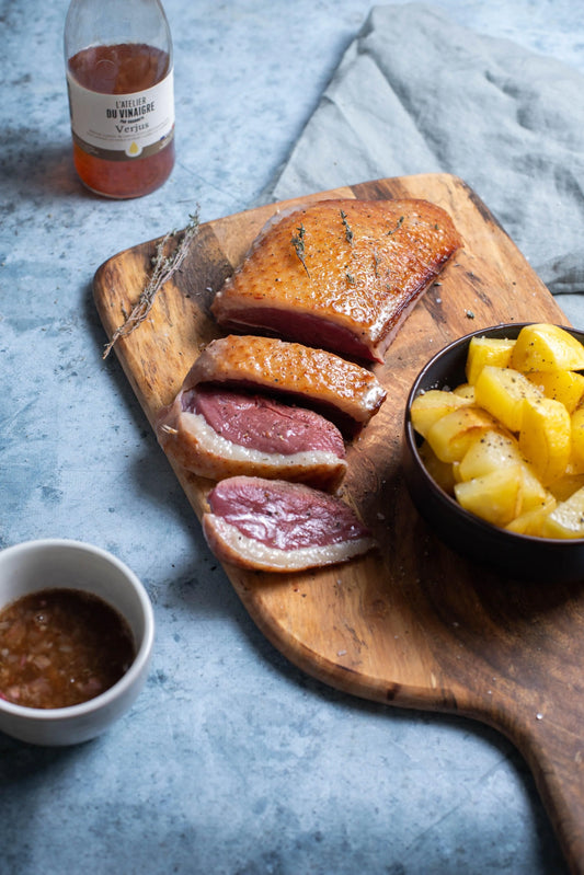 Magret canard avec Verjus