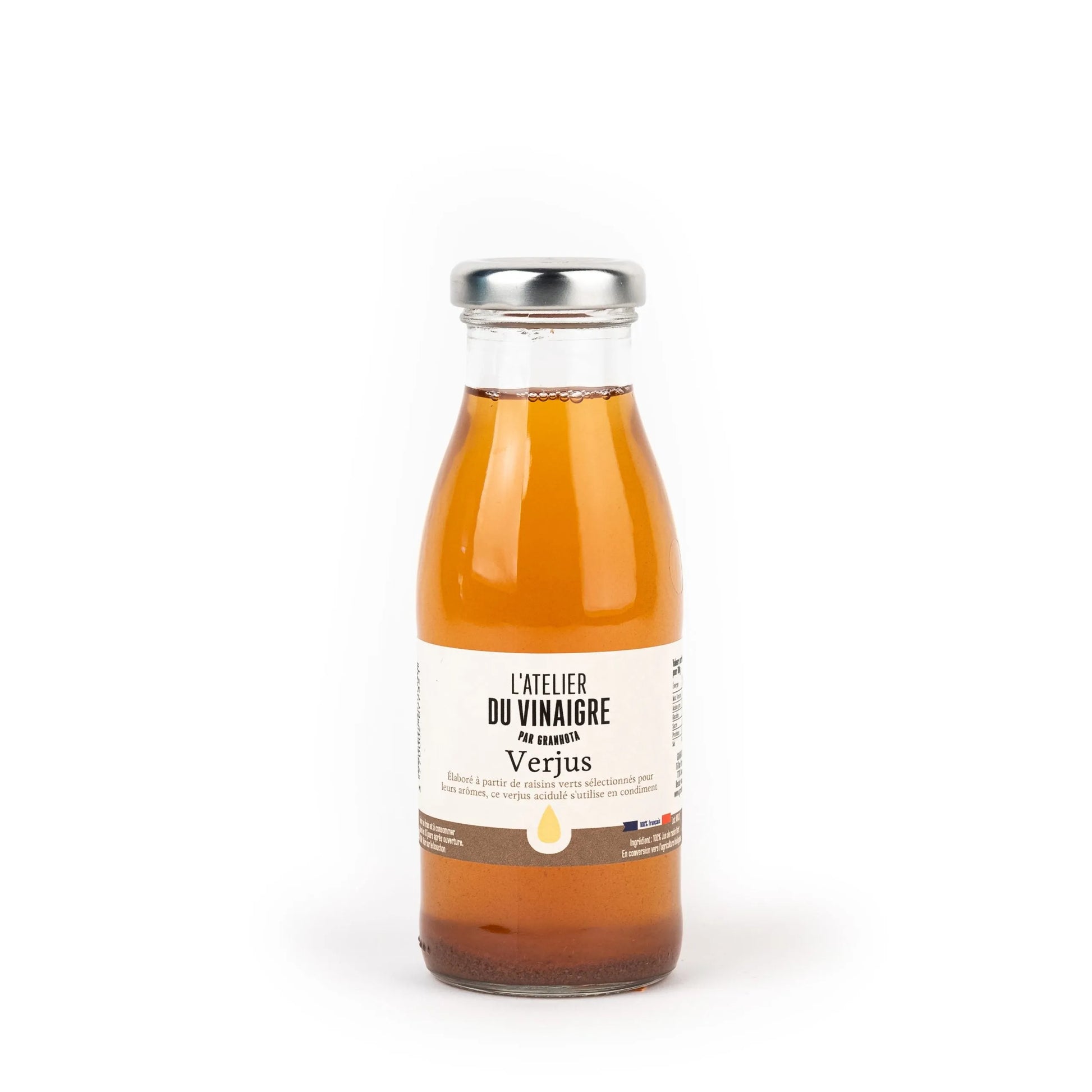 Bouteille de verjus acidulé