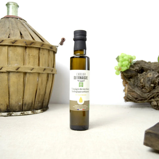 vinaigre de vin blanc biologique artisanal